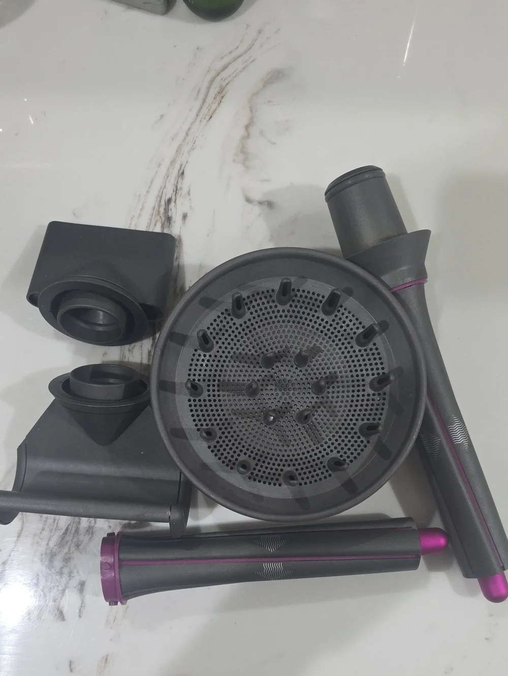 Gray and Magenta VR/AR Accessory Set - Compatible Attachments